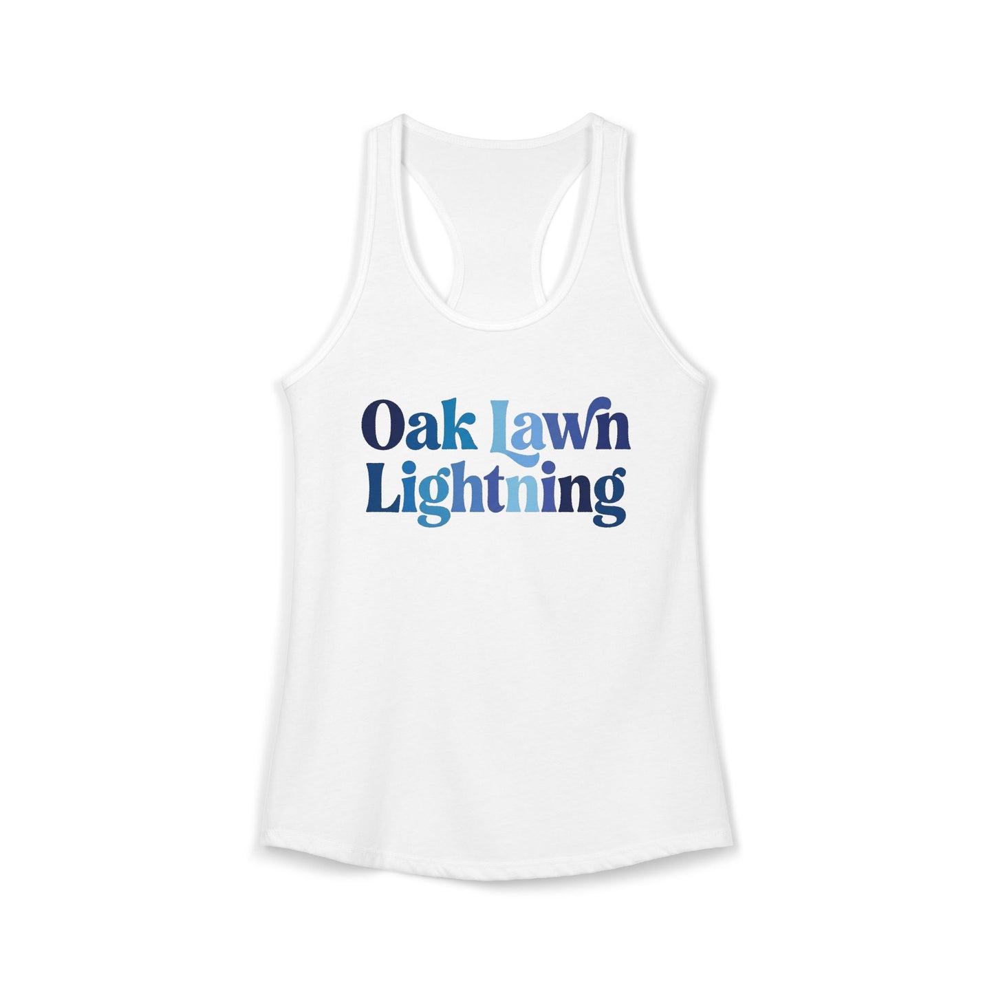 Women's Lightning Gradient Racerback Tank Top