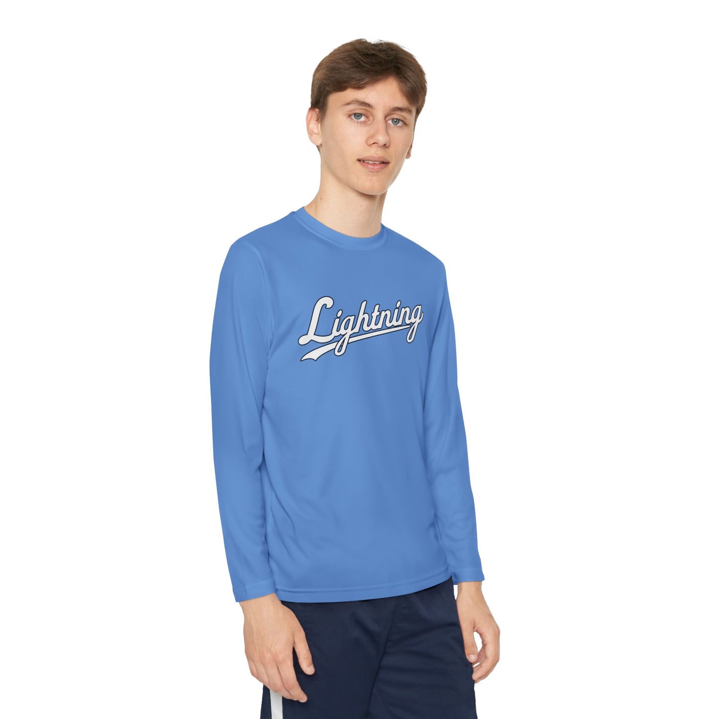 Kids' Lightning Script Lightweight Long Sleeve