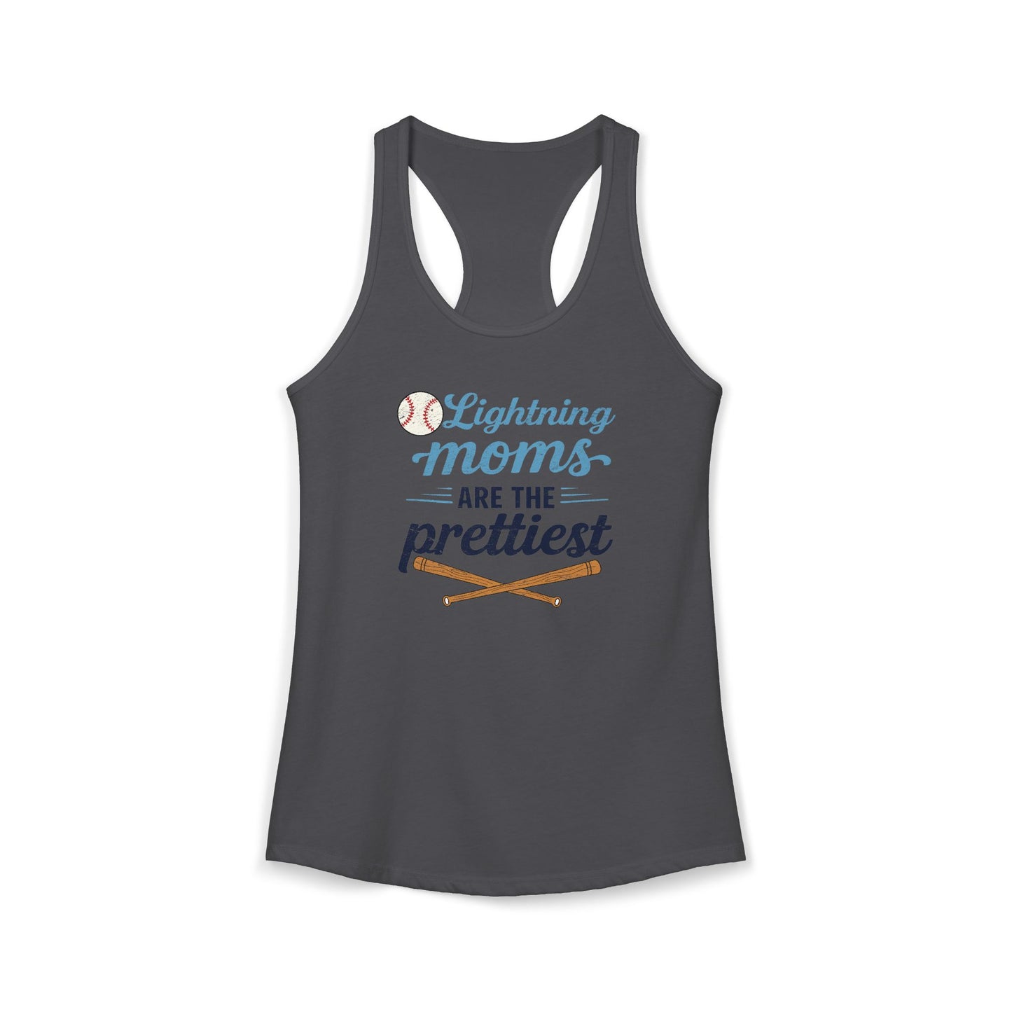 Women's Lightning Moms Are The Prettiest Racerback Tank Top
