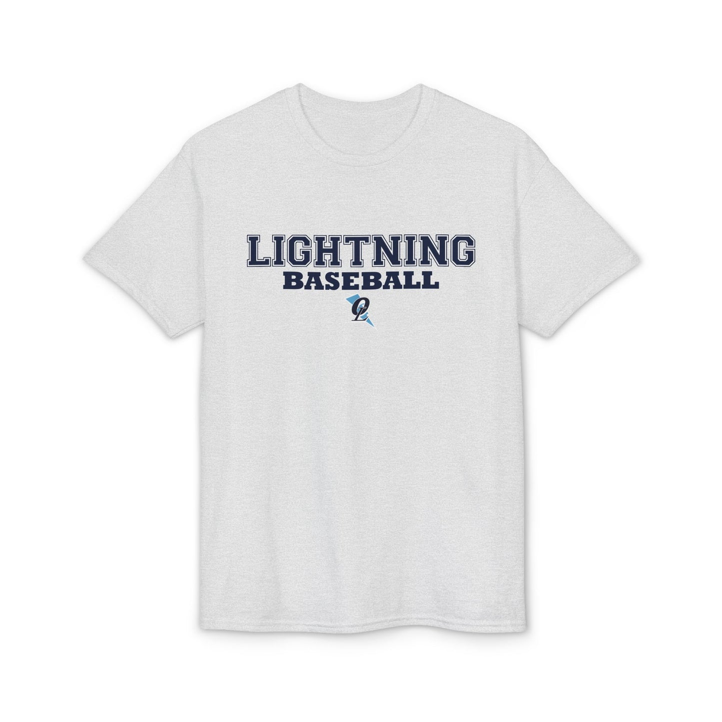 Men's Lightning Baseball Stacked Name & Number T-Shirt