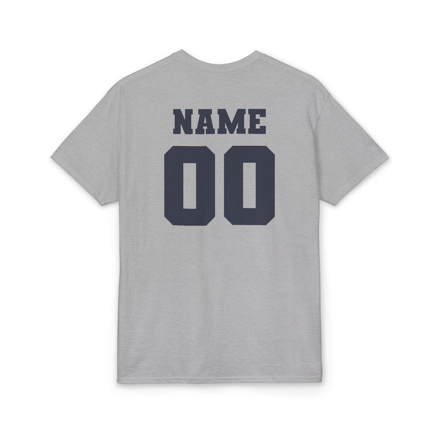 Men's Lightning Baseball Stacked Name & Number T-Shirt