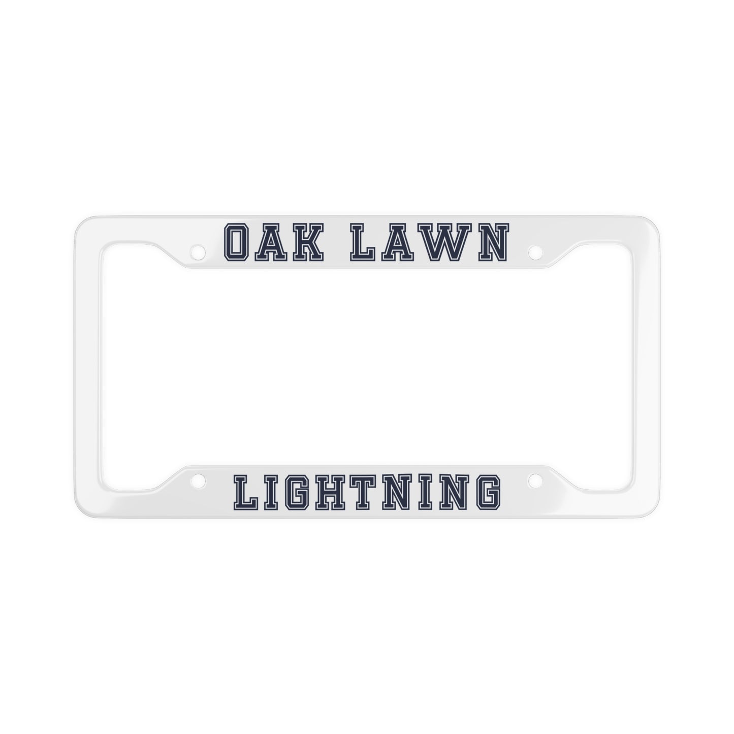 Lightning License Plate Frame