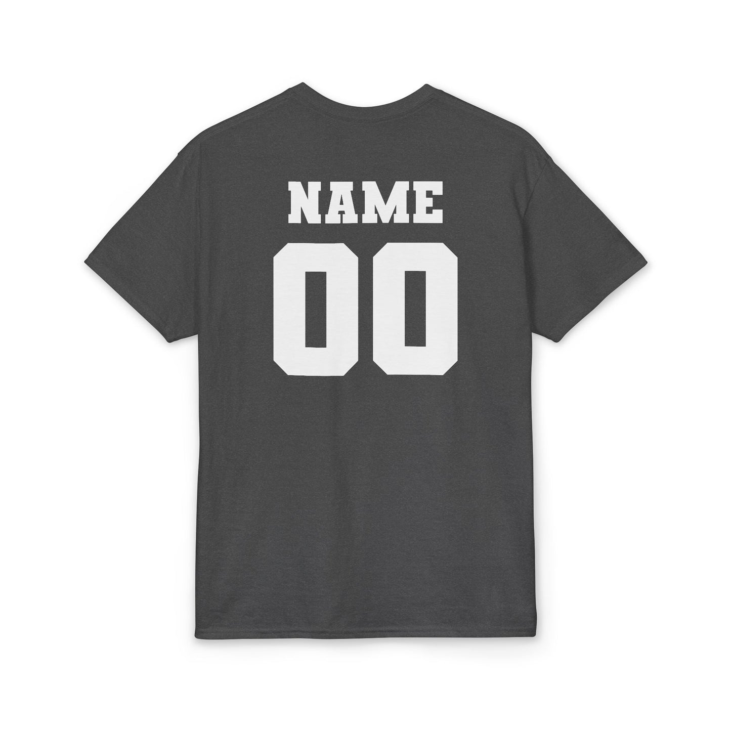 Men's Lightning Cursive Name & Number T-Shirt
