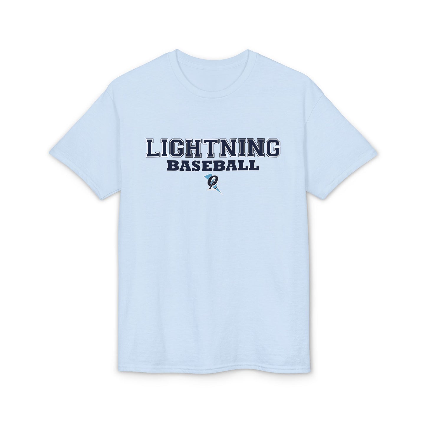 Men's Lightning Baseball Stacked Name & Number T-Shirt