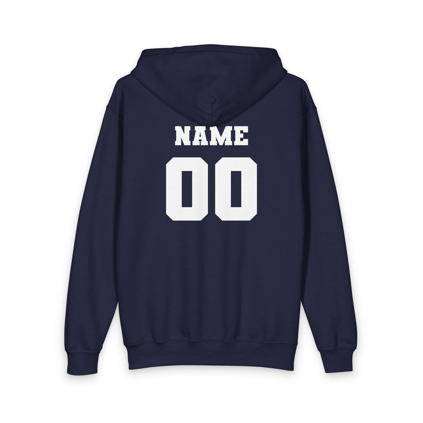 Kid's Lightning Name & Number Full-Zip Hoodie