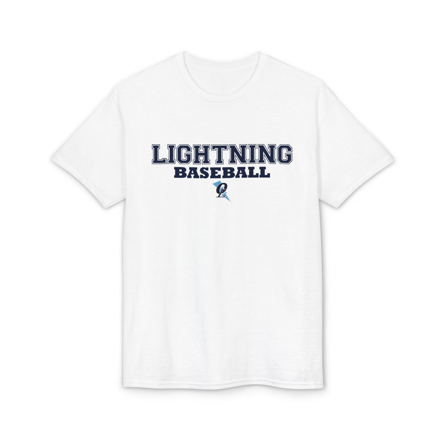 Men's Lightning Baseball Stacked Name & Number T-Shirt