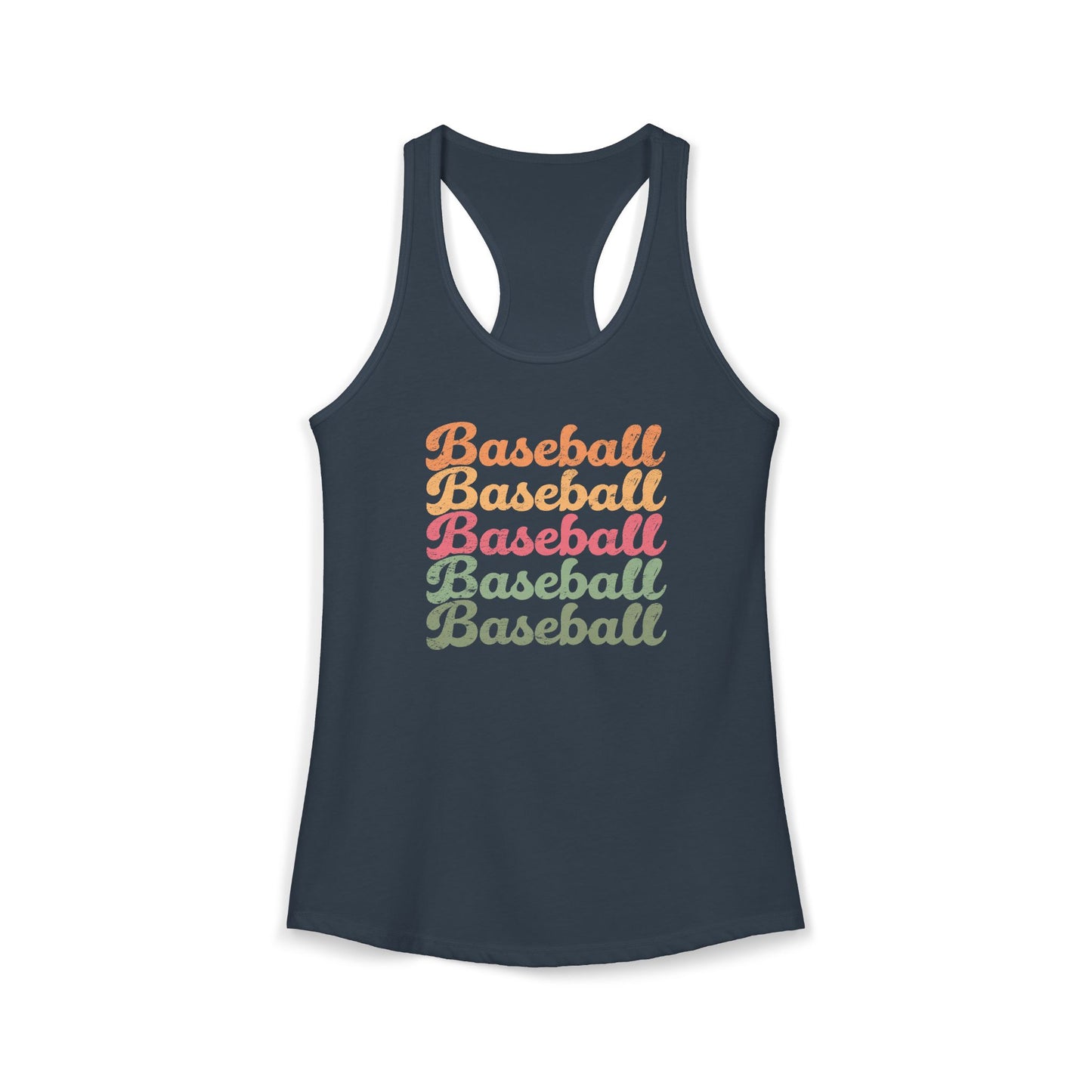 Women's Baseball Baseball Baseball Racerback Tank Top