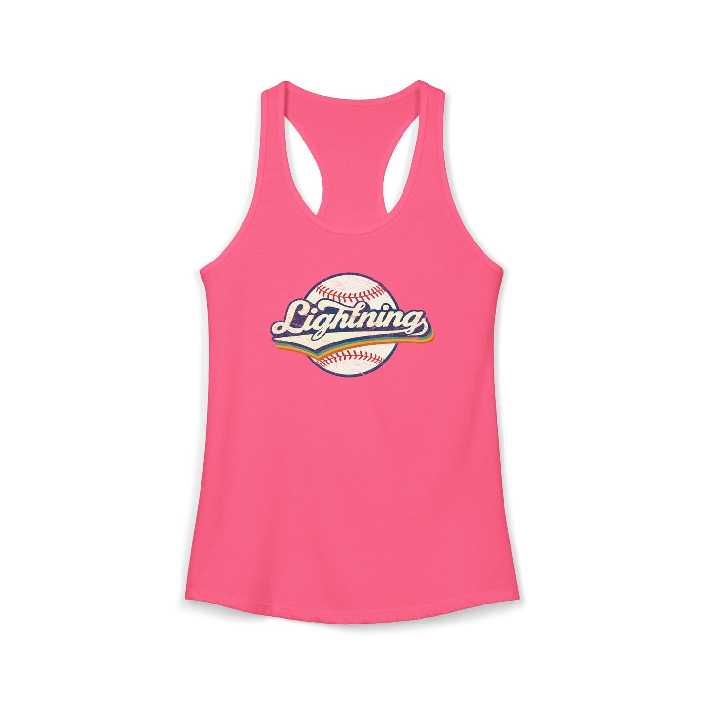 Women's Lightning Retro Racerback Tank Top