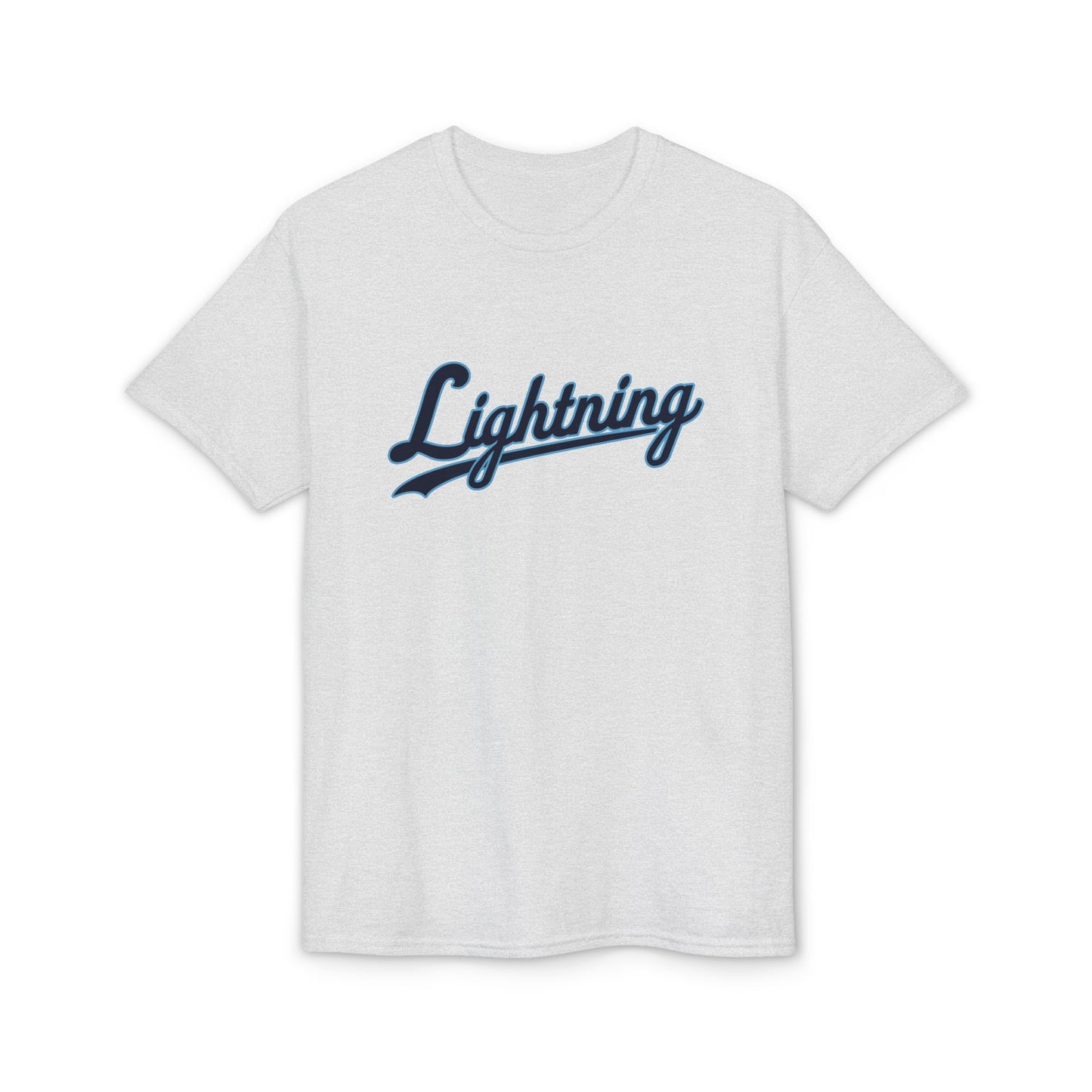 Men's Lightning Cursive Name & Number T-Shirt