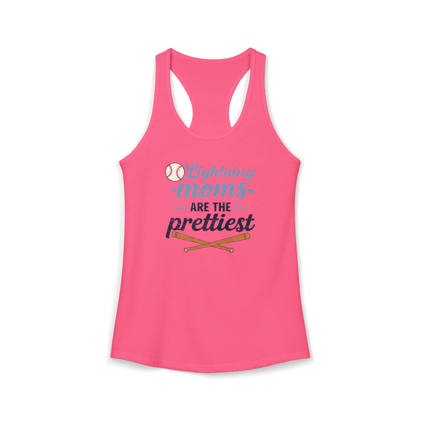 Women's Lightning Moms Are The Prettiest Racerback Tank Top