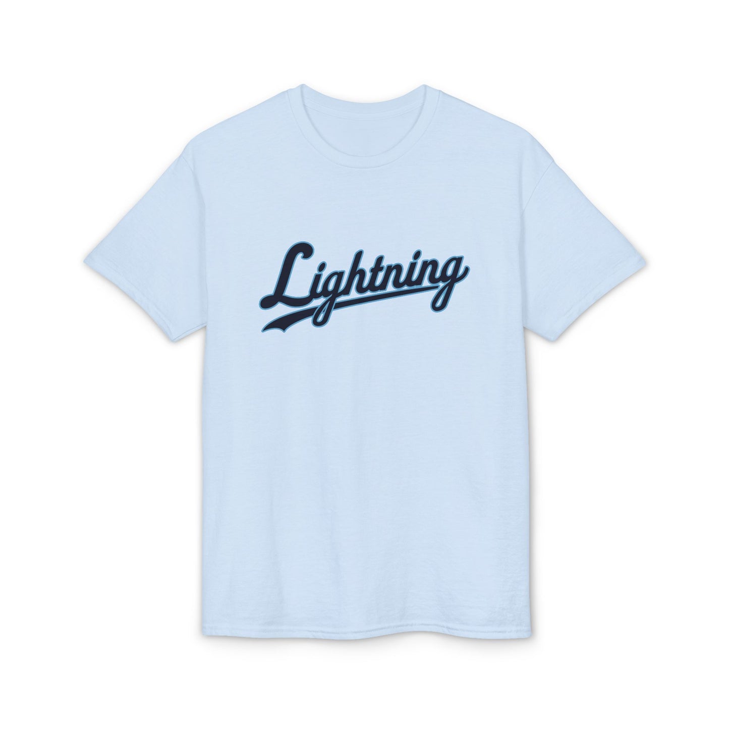 Men's Lightning Cursive Name & Number T-Shirt