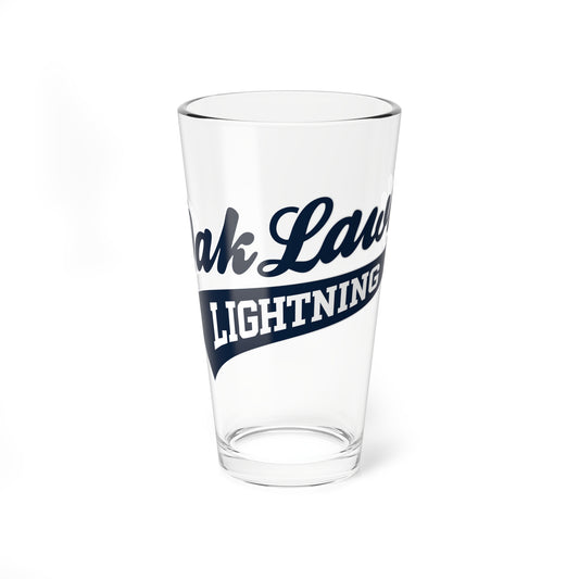 Lightning Script 16 oz Pint Glass