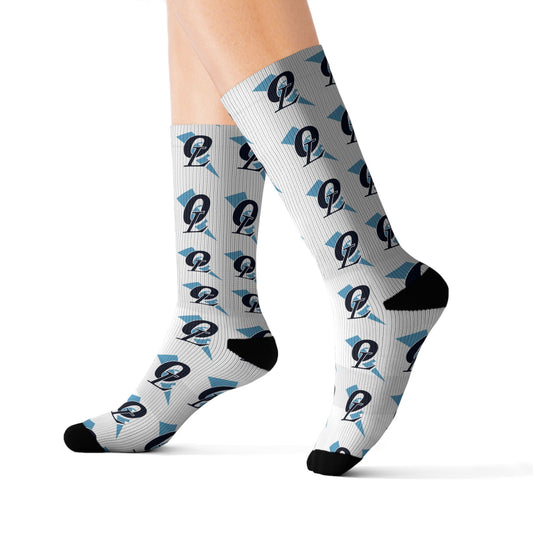 Lightning All-Over Print Socks