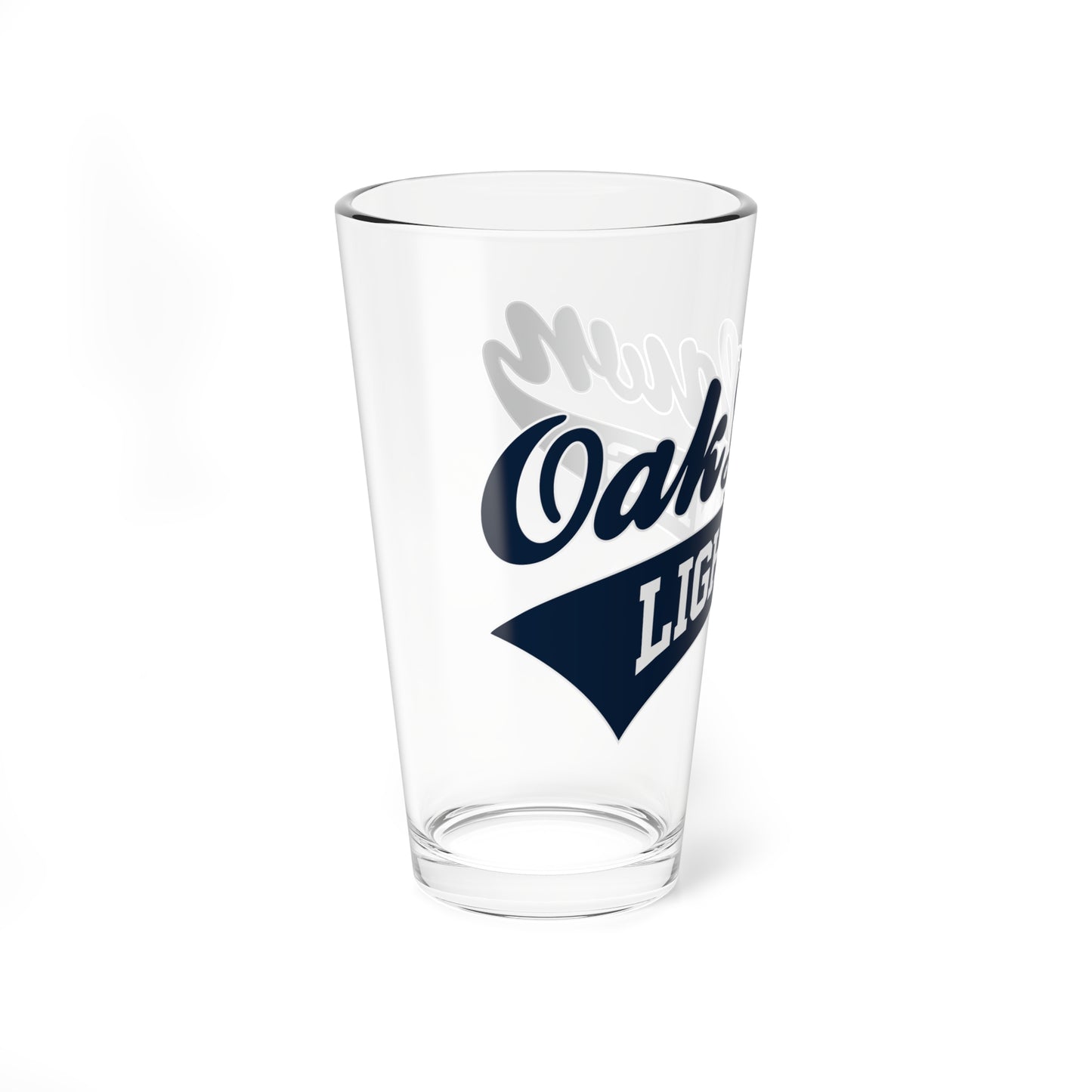 Lightning Script 16 oz Pint Glass