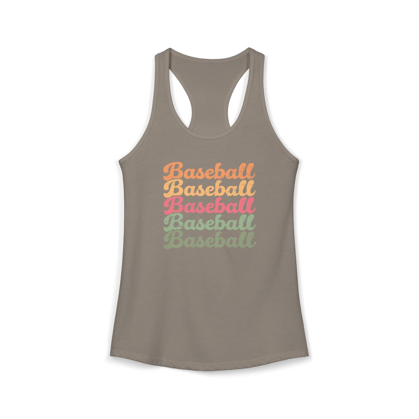 Women's Baseball Baseball Baseball Racerback Tank Top