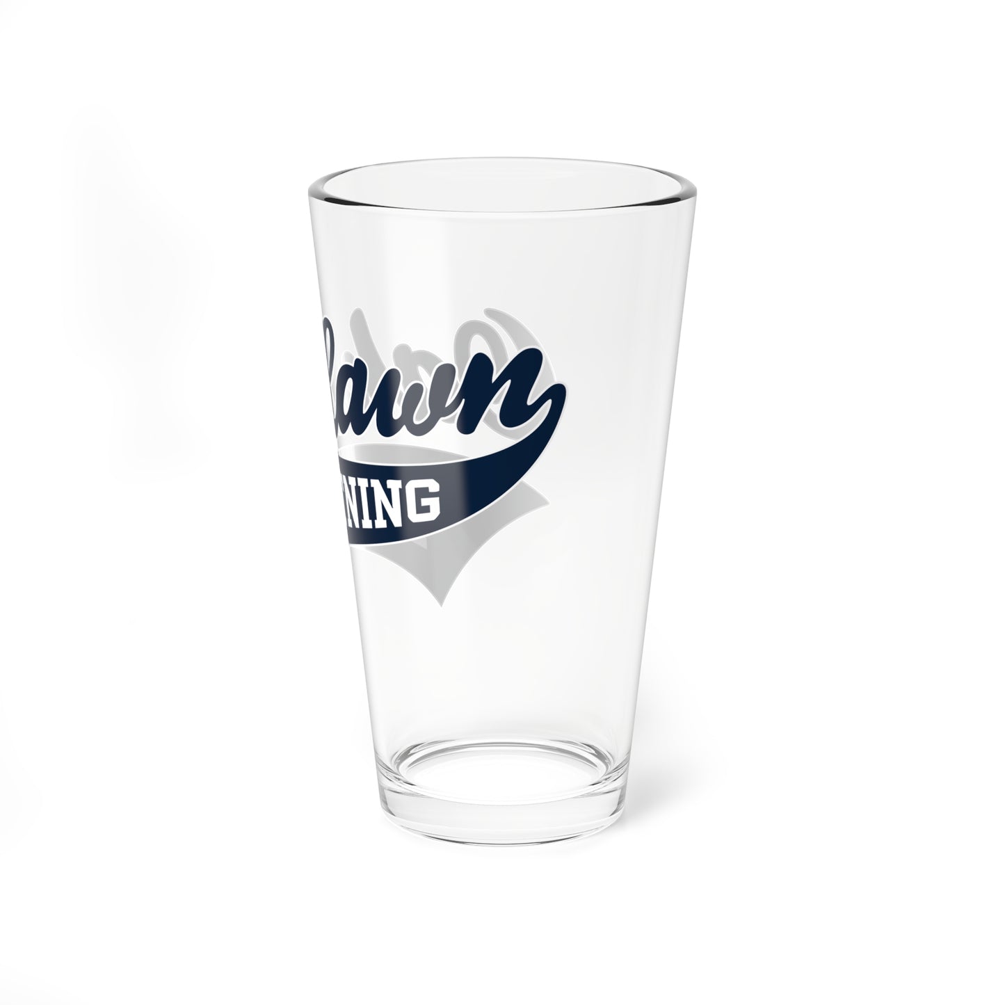 Lightning Script 16 oz Pint Glass