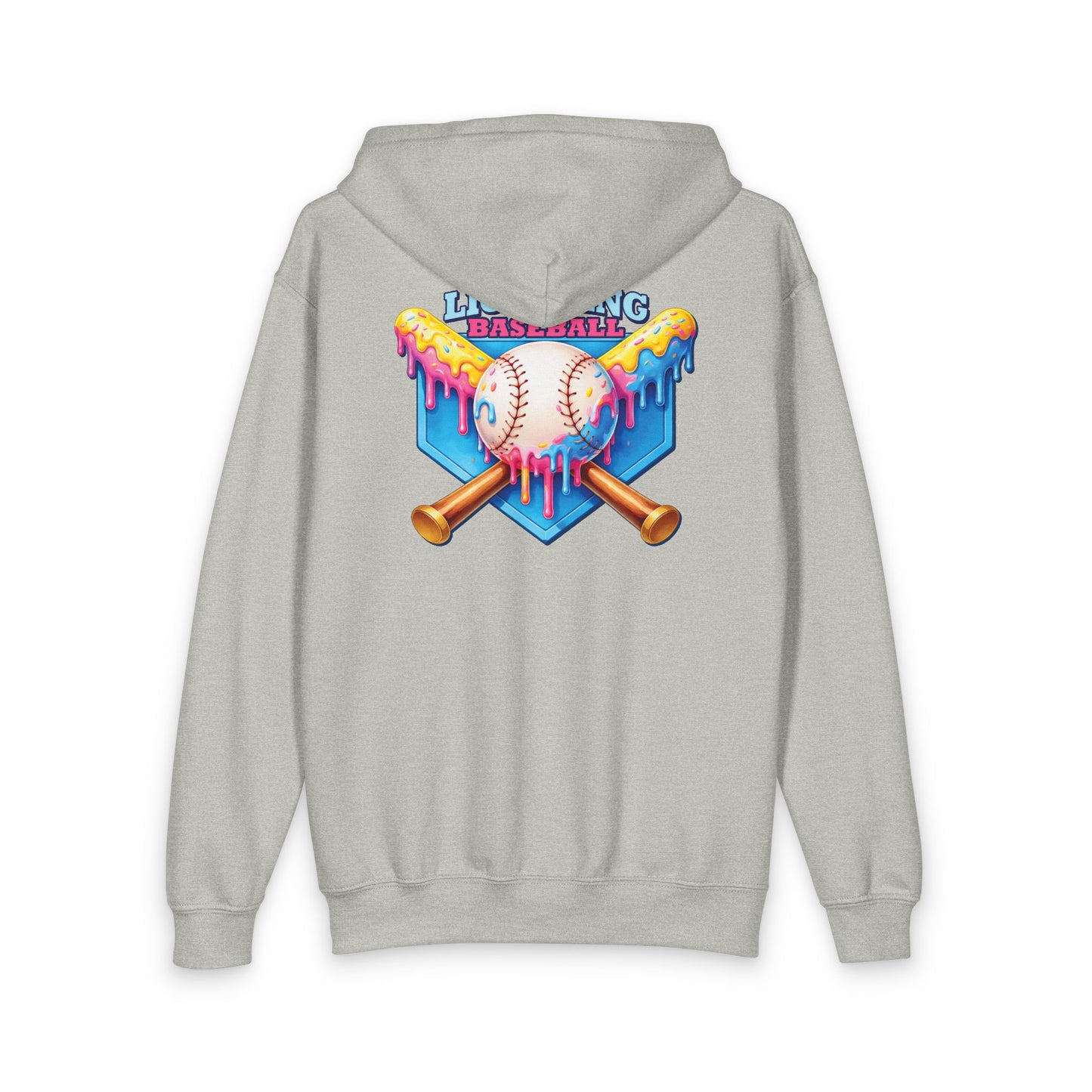 Kids' Lightning Home Plate Drip Hoodie