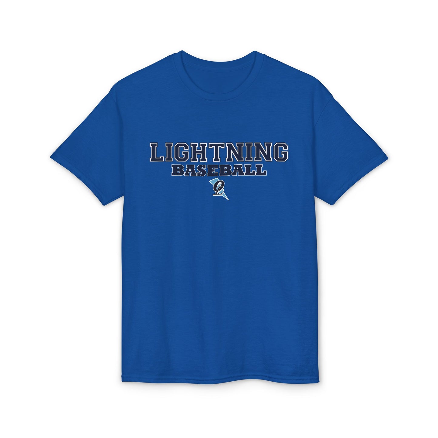 Men's Lightning Baseball Stacked Name & Number T-Shirt