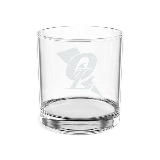 Lightning 10.5 oz Engraved Glass