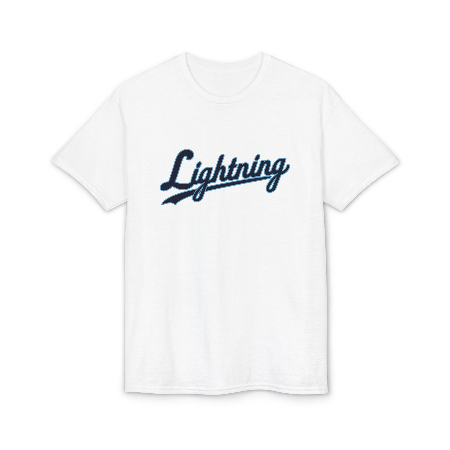 Men's Lightning Cursive Name & Number T-Shirt