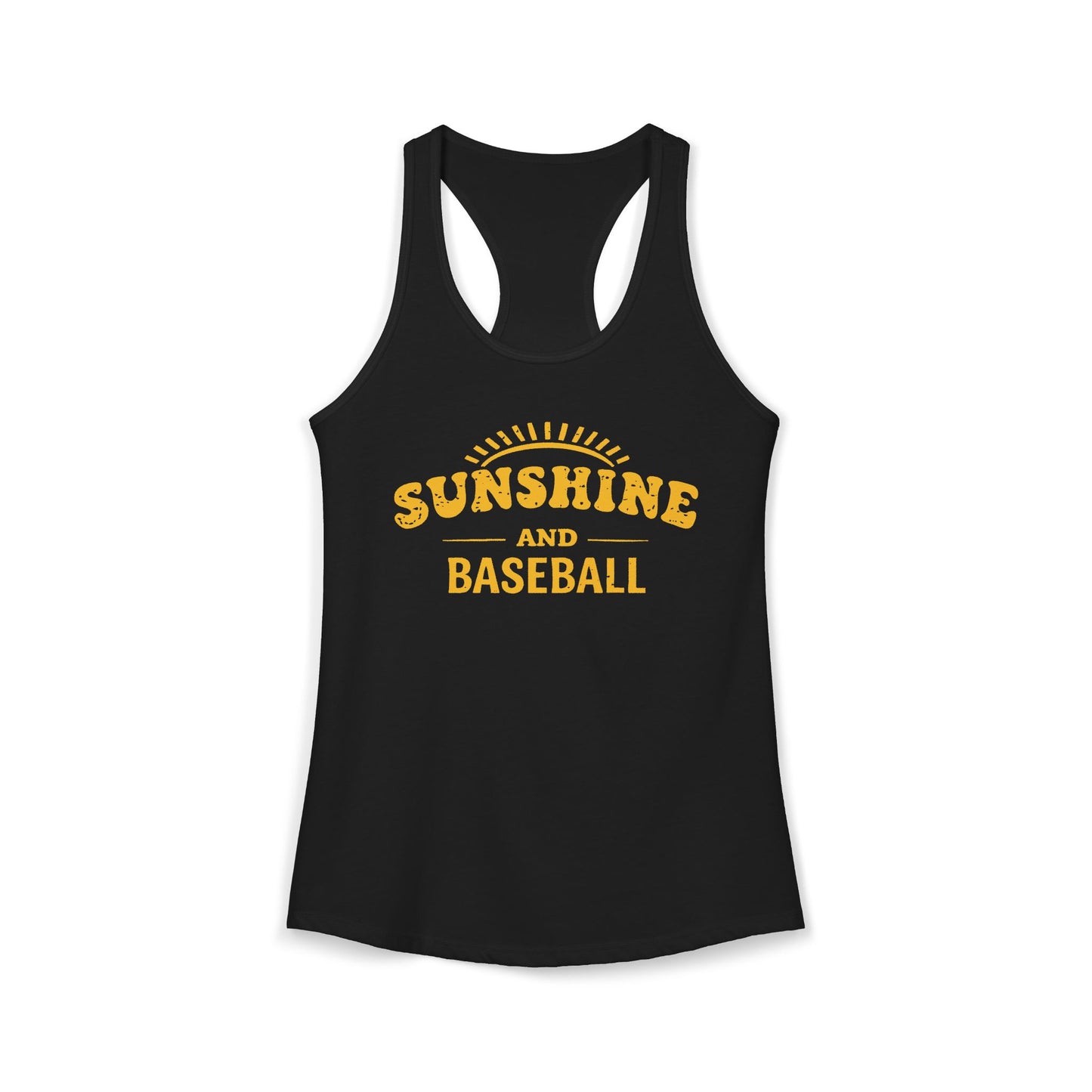 Women's Baseball Sunshine Racerback Tank Top
