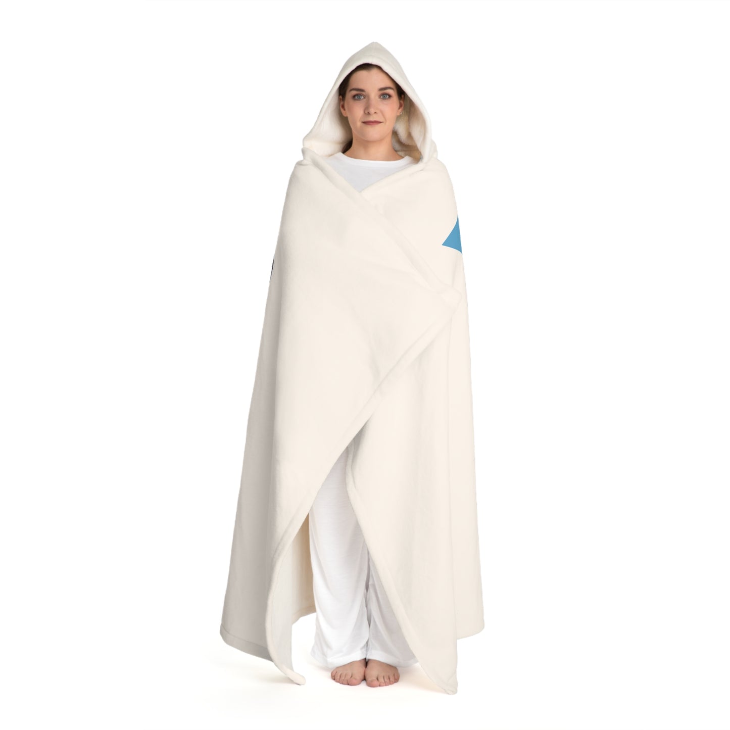 Lightning Hooded Sherpa Fleece Blanket