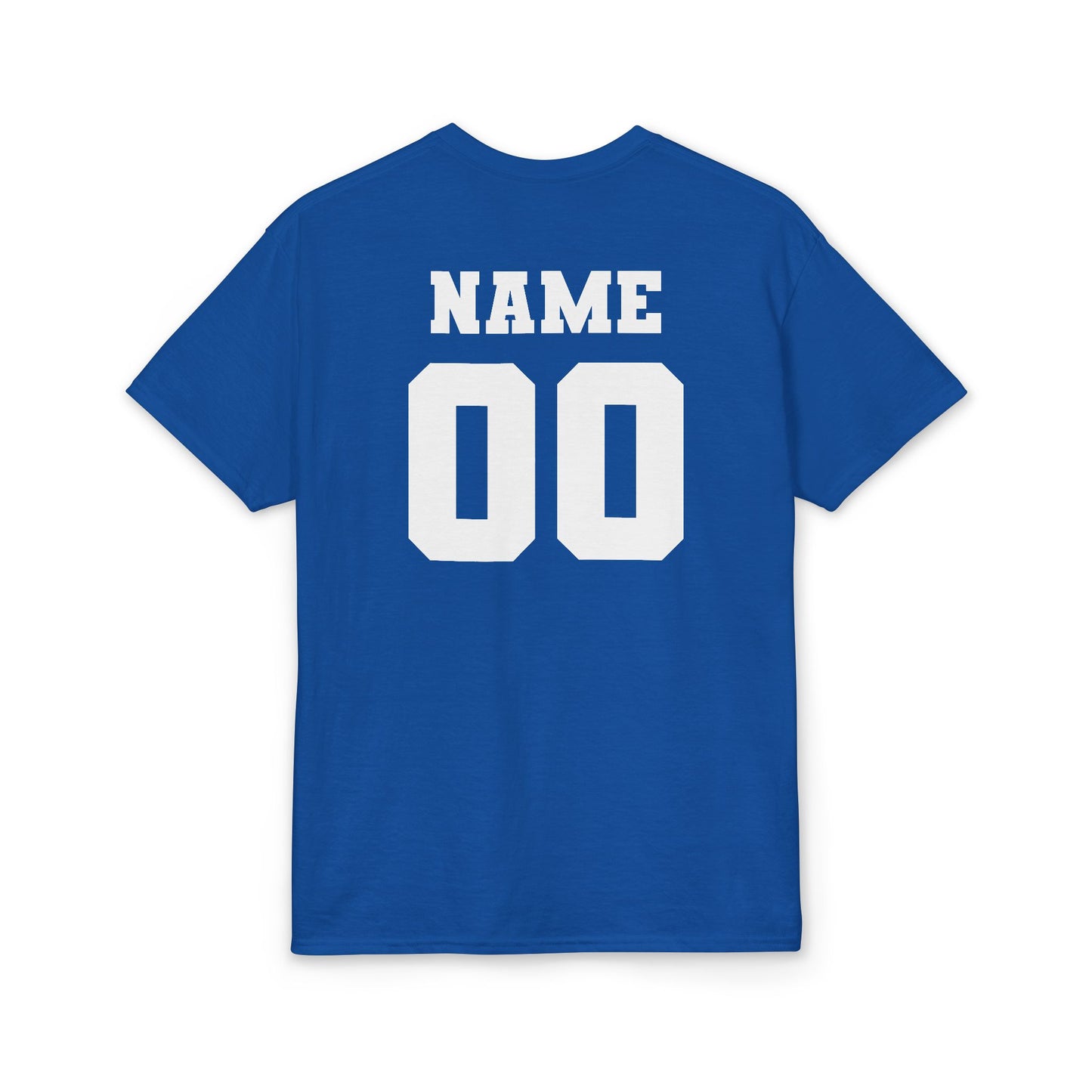 Men's Lightning Cursive Name & Number T-Shirt
