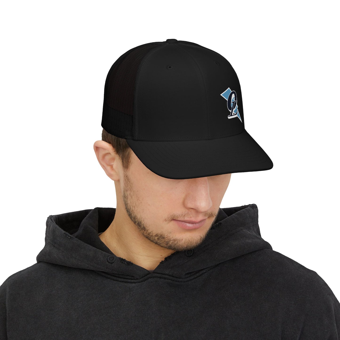 Men's Lightning Left Offset Snapback Trucker Hat