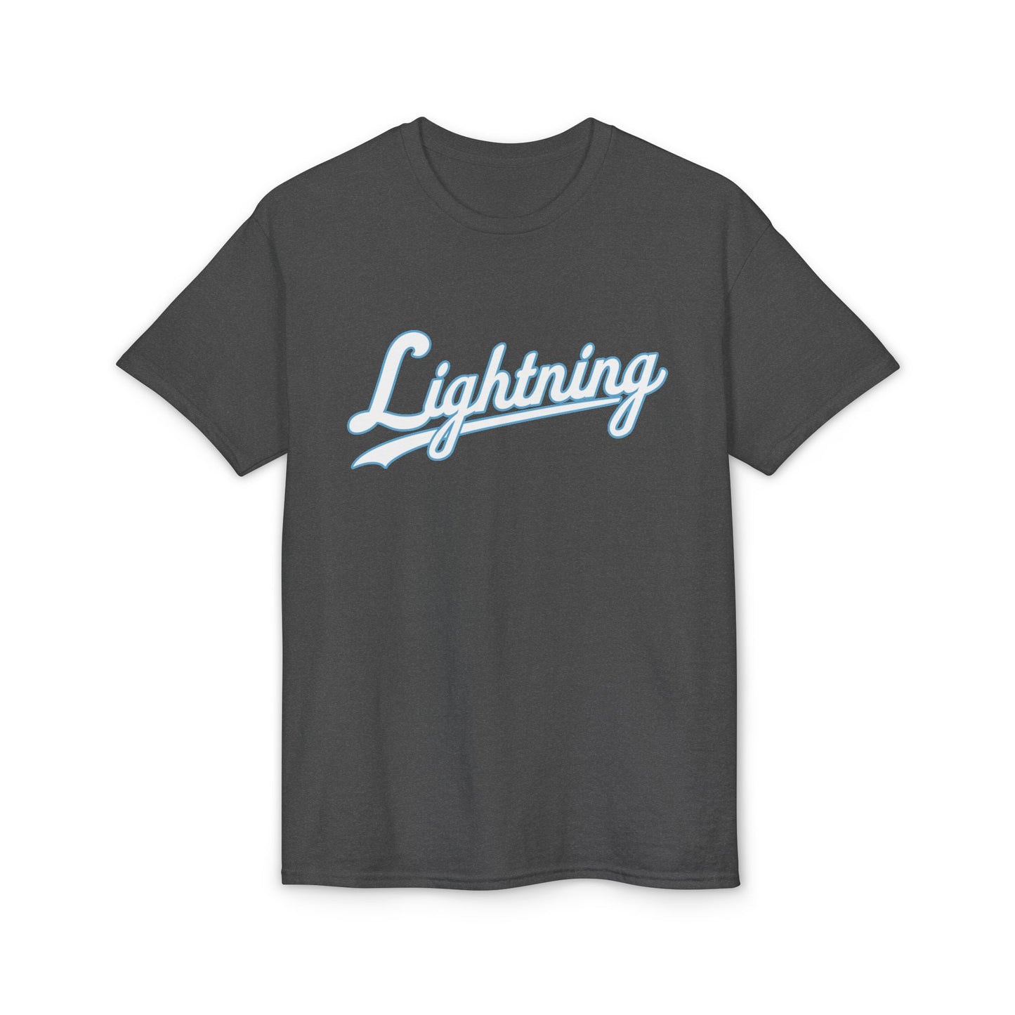 Men's Lightning Cursive Name & Number T-Shirt