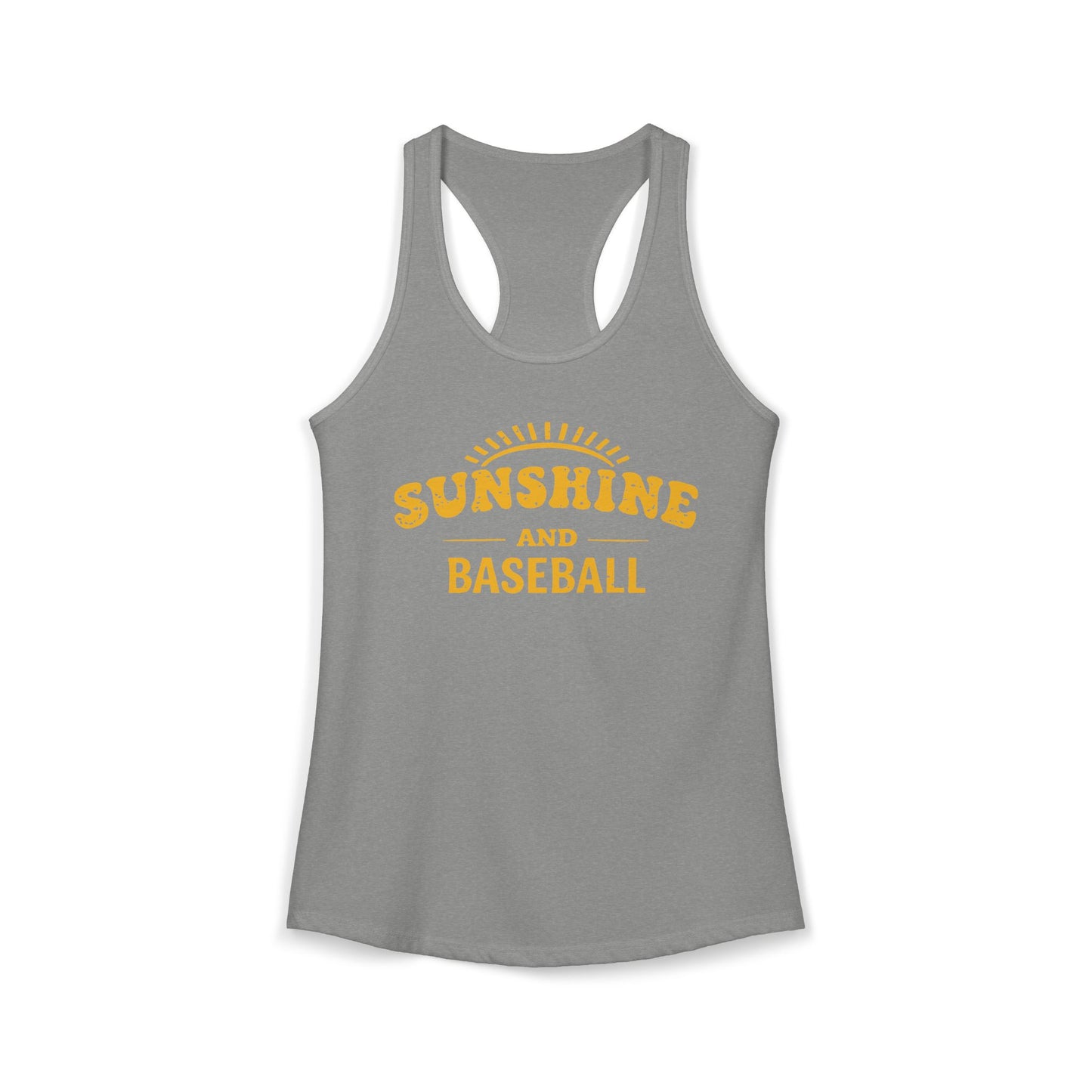 Women's Baseball Sunshine Racerback Tank Top