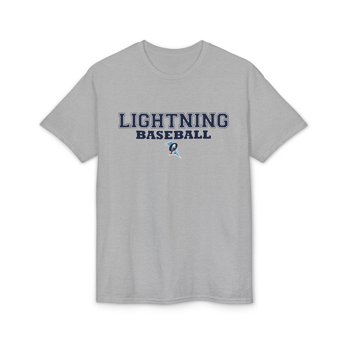 Men's Lightning Baseball Stacked Name & Number T-Shirt
