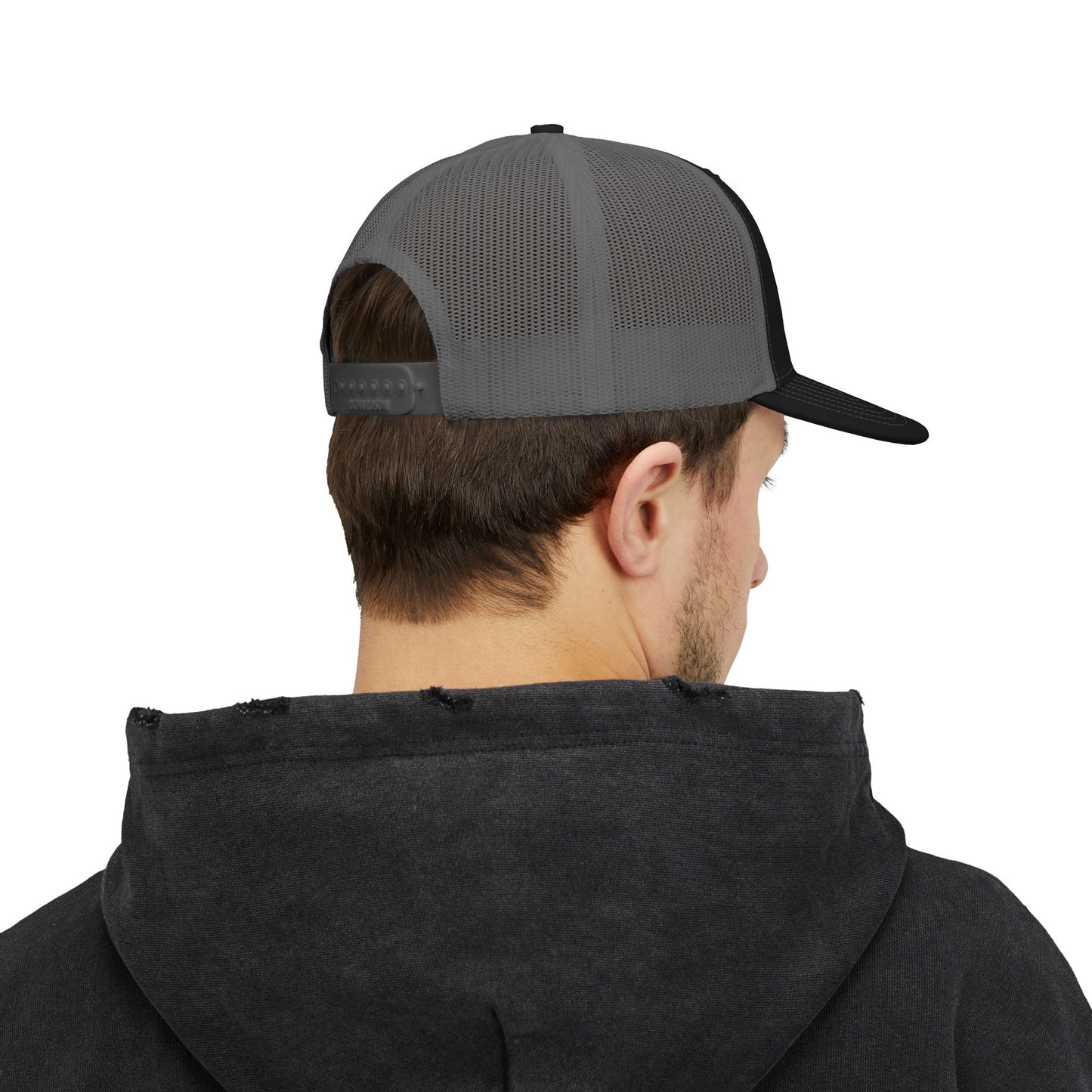 Men's Lightning Left Offset Snapback Trucker Hat