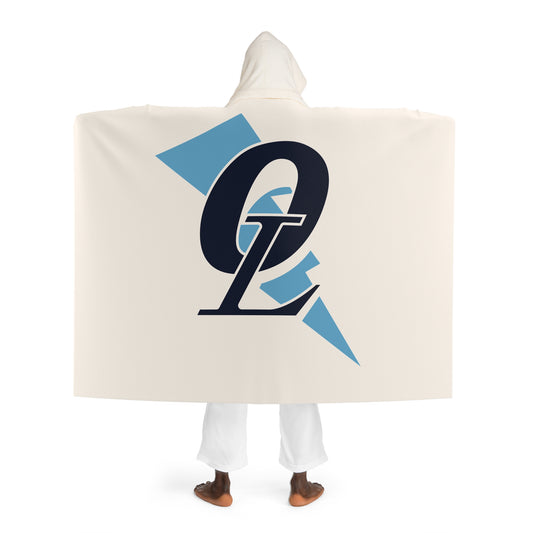 Lightning Hooded Sherpa Fleece Blanket