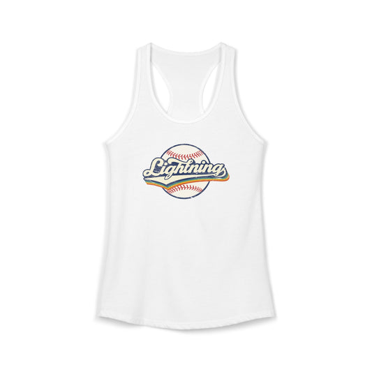 Women's Lightning Retro Racerback Tank Top