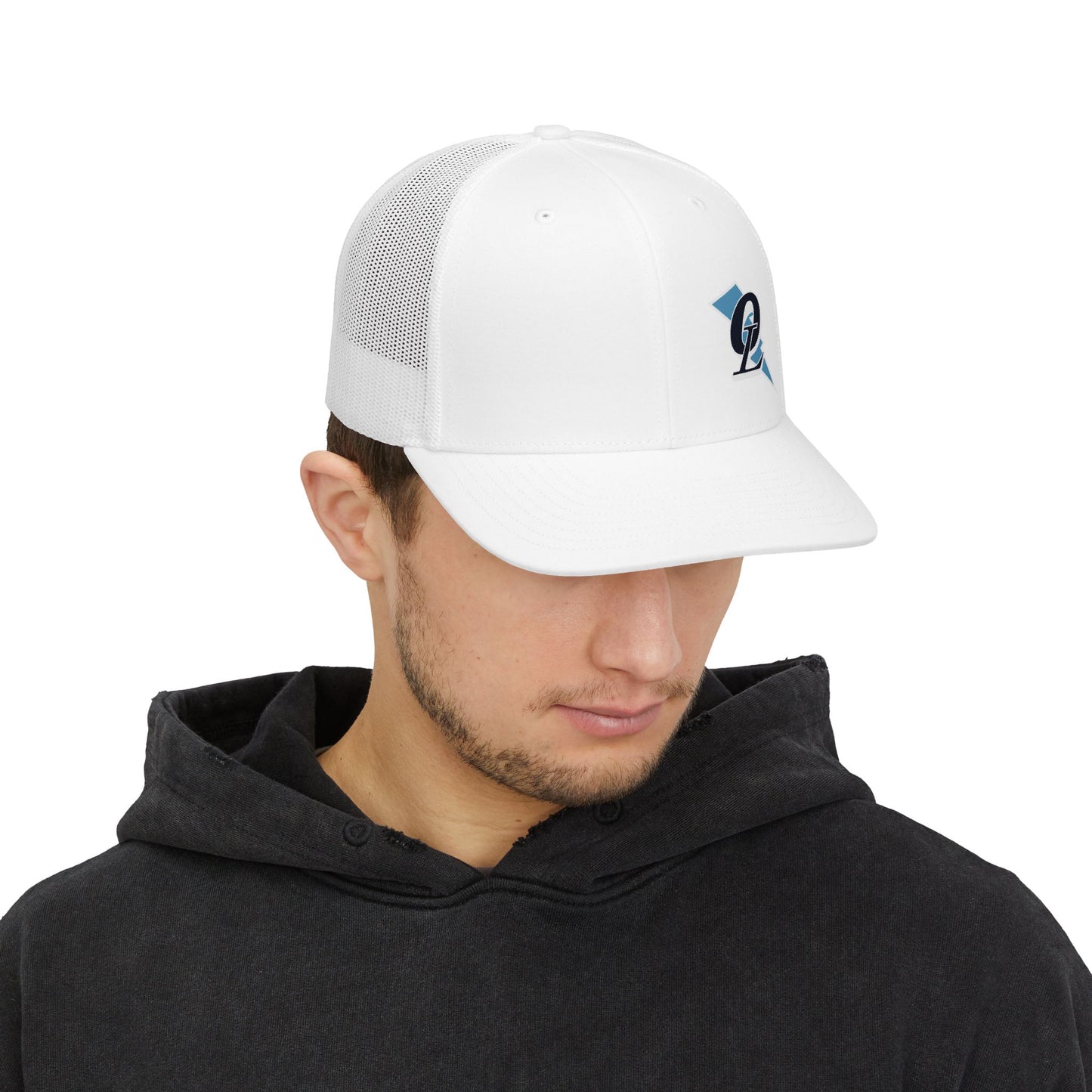 Men's Lightning Left Offset Snapback Trucker Hat