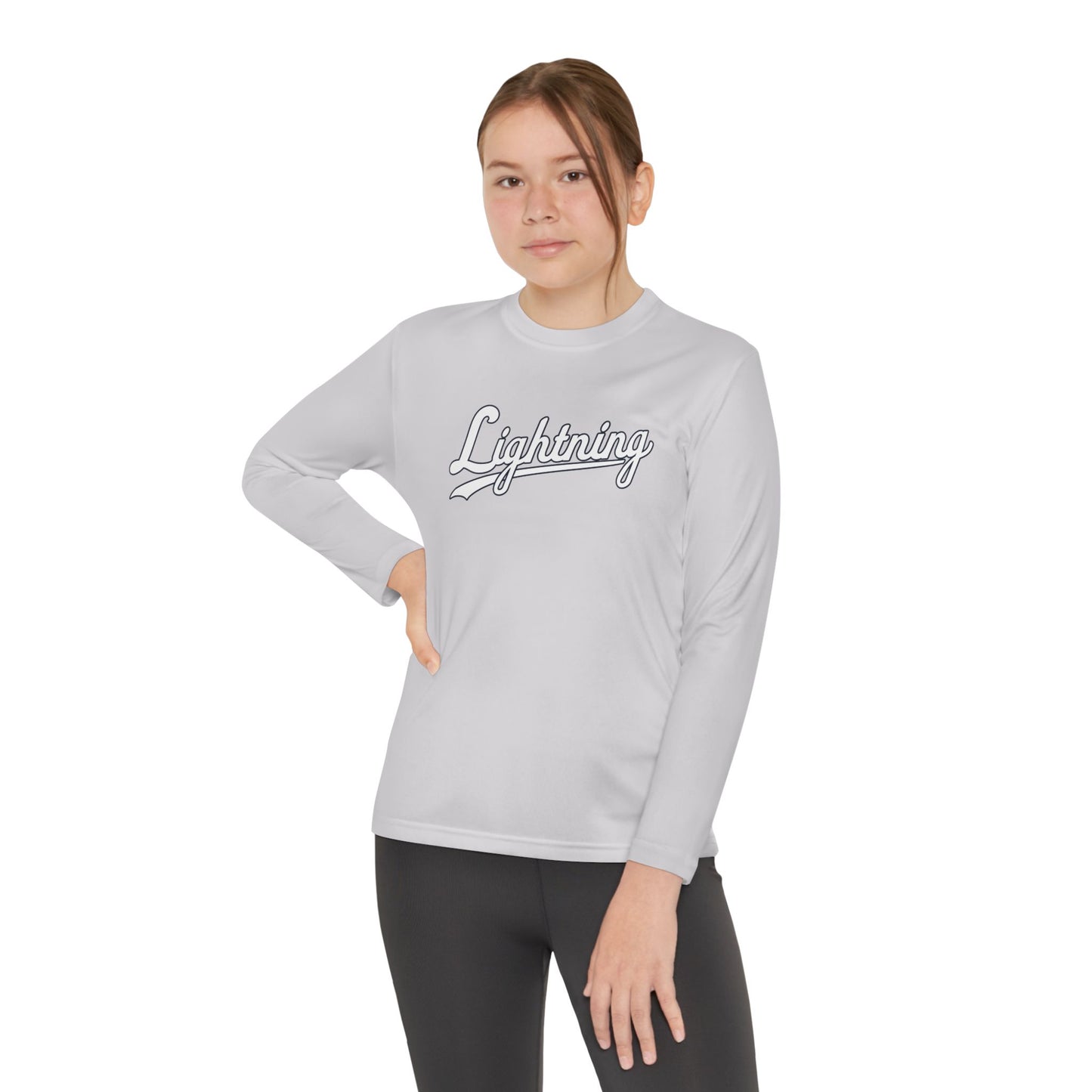 Kids' Lightning Script Lightweight Long Sleeve