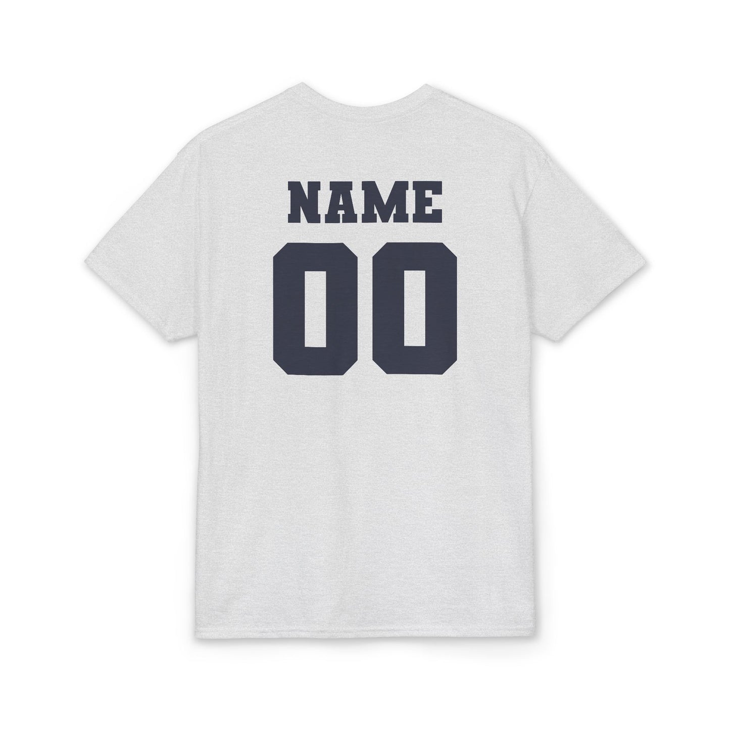 Men's Lightning Cursive Name & Number T-Shirt