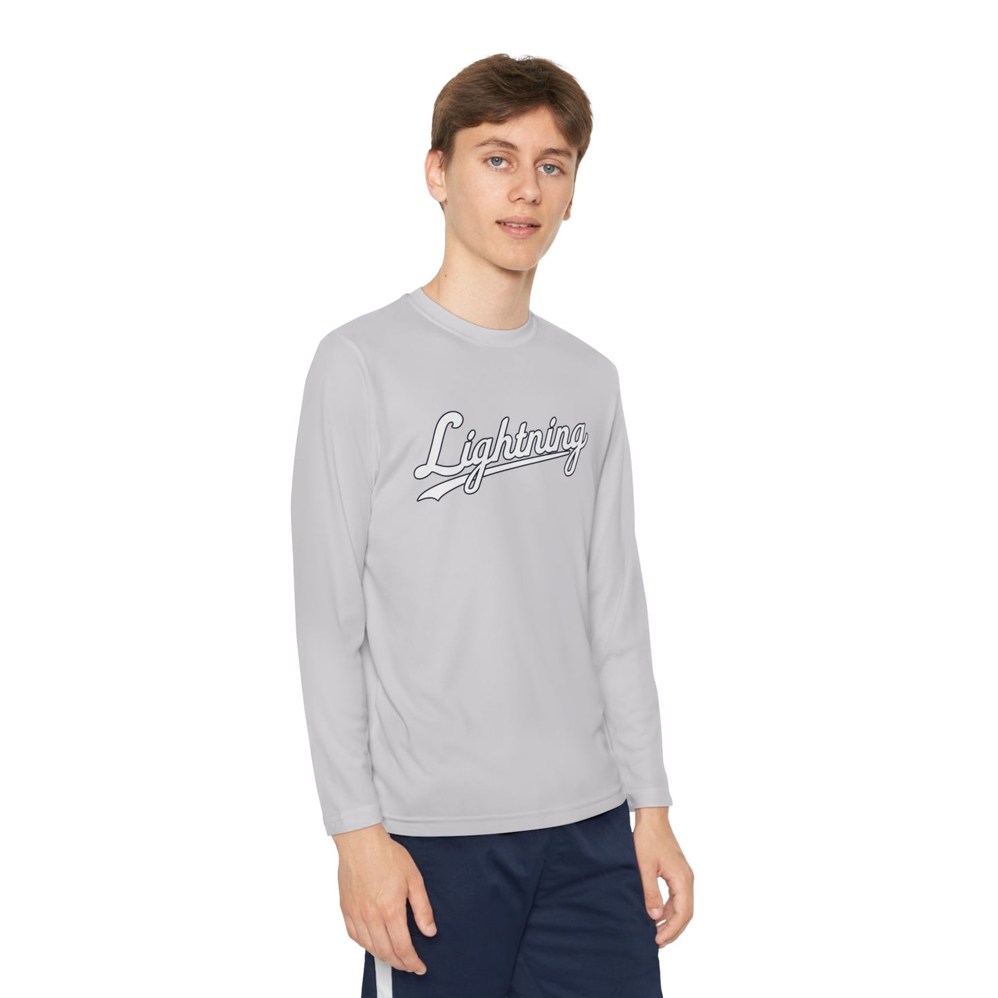 Kids' Lightning Script Lightweight Long Sleeve
