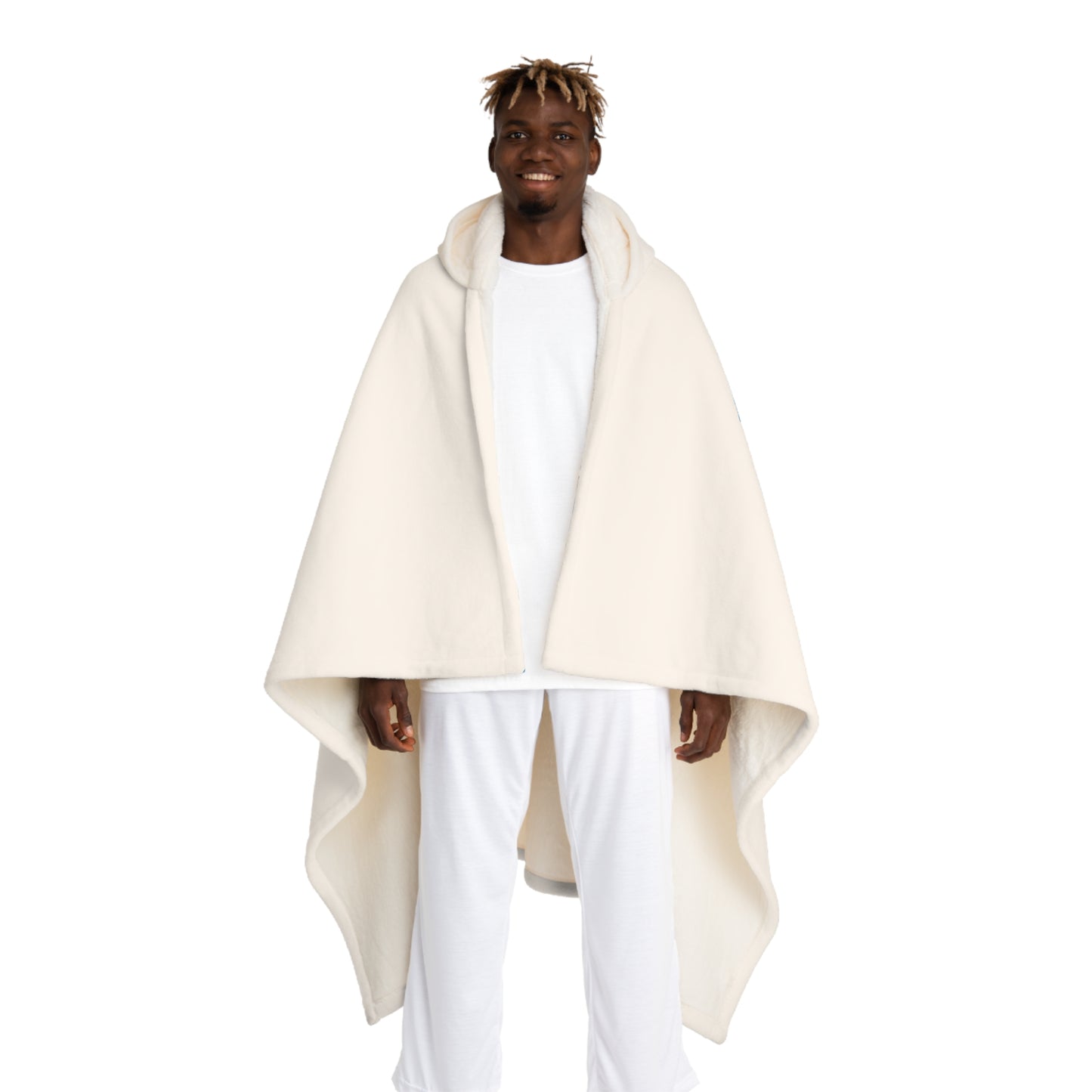 Lightning Hooded Sherpa Fleece Blanket