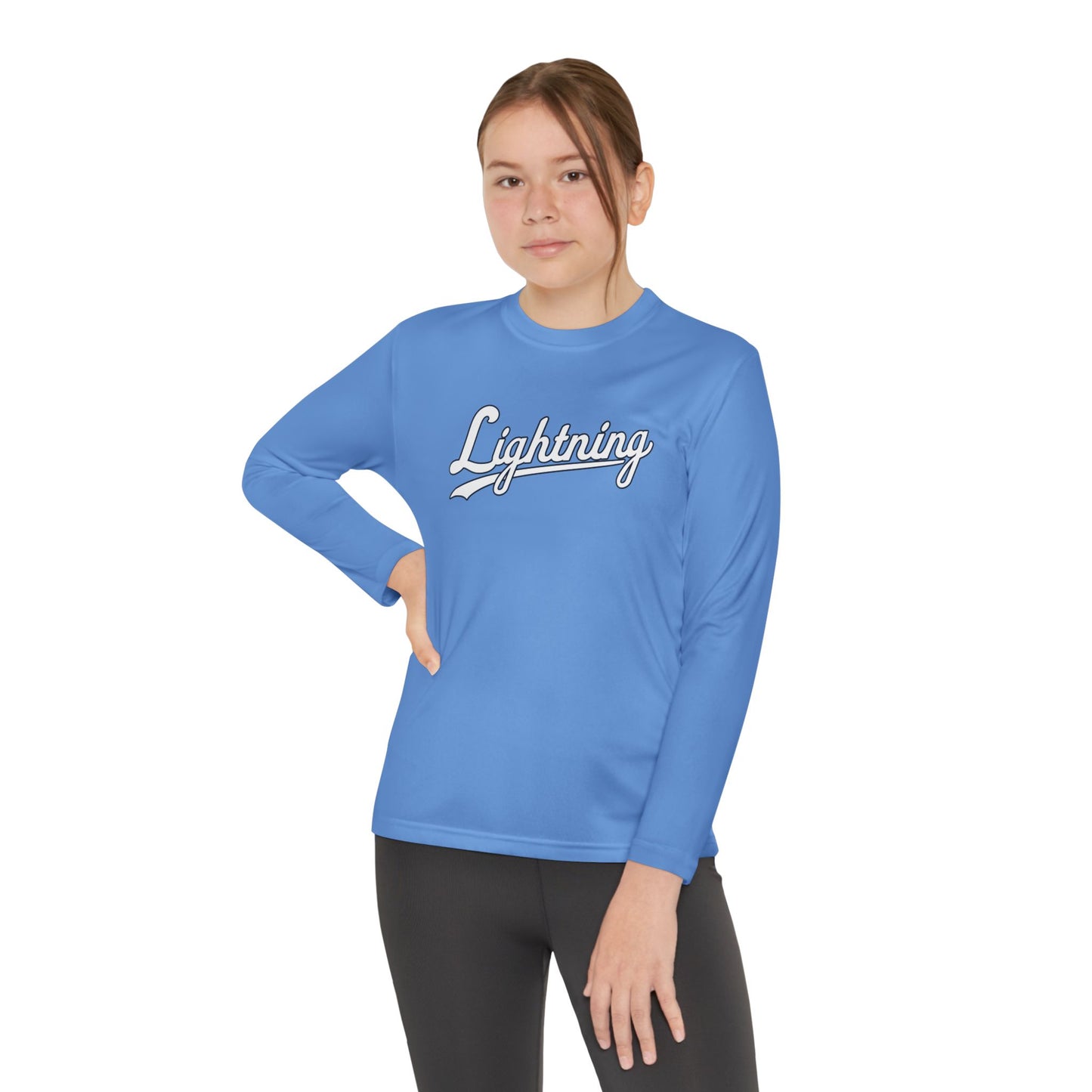 Kids' Lightning Script Lightweight Long Sleeve