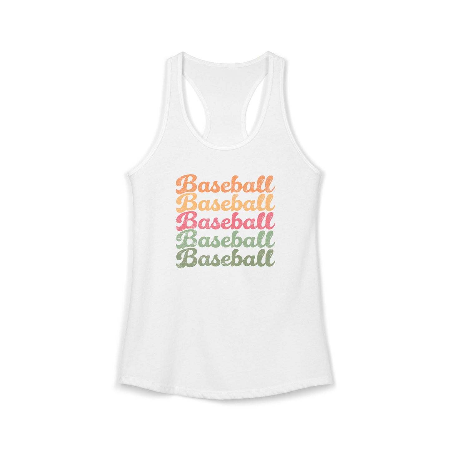 Women's Baseball Baseball Baseball Racerback Tank Top