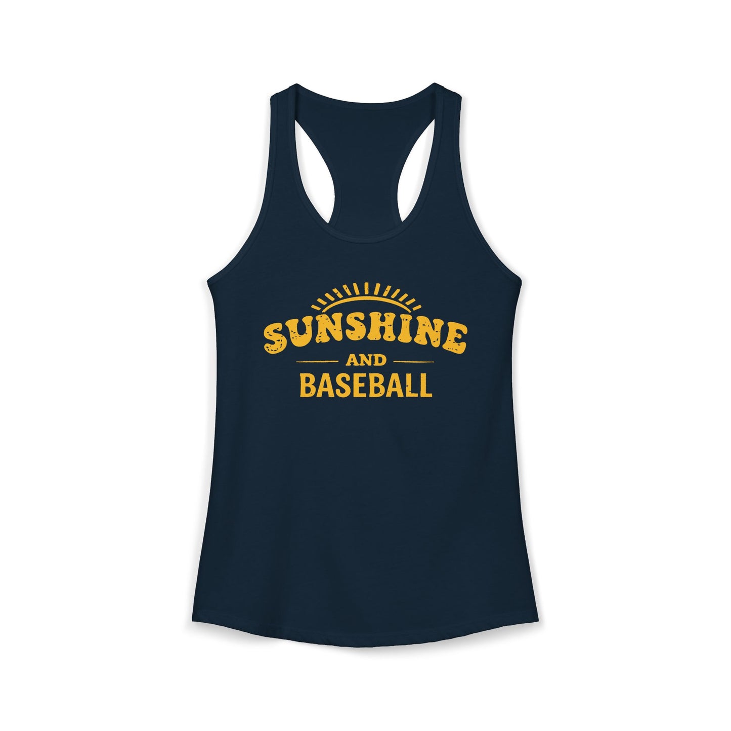 Women's Baseball Sunshine Racerback Tank Top