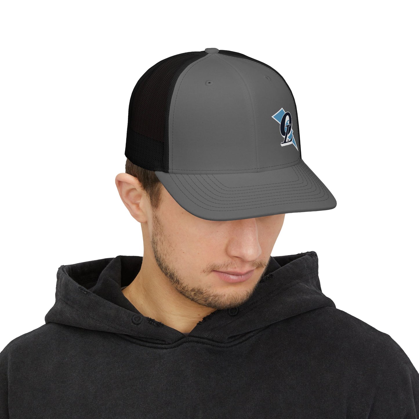 Men's Lightning Left Offset Snapback Trucker Hat