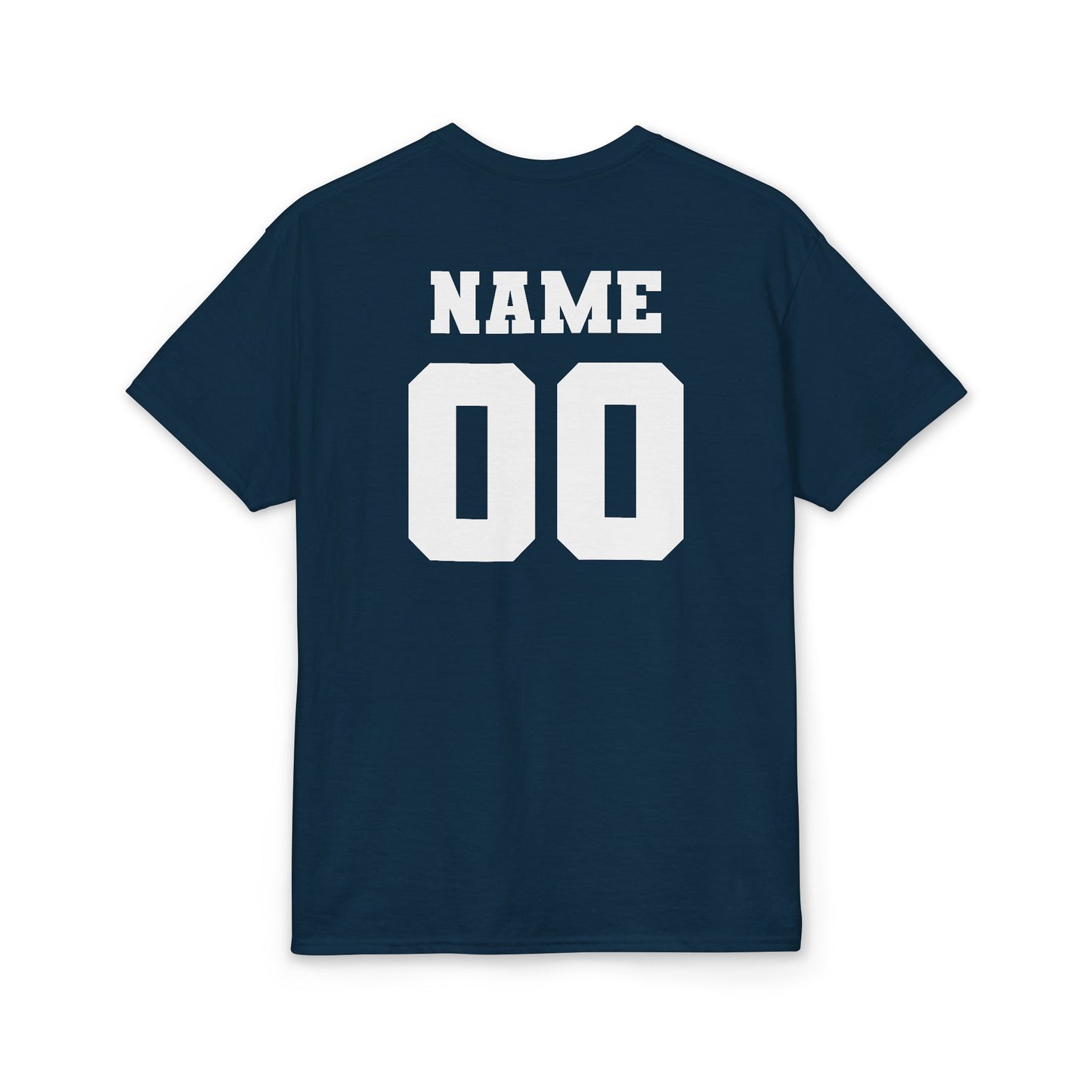 Men's Lightning Cursive Name & Number T-Shirt