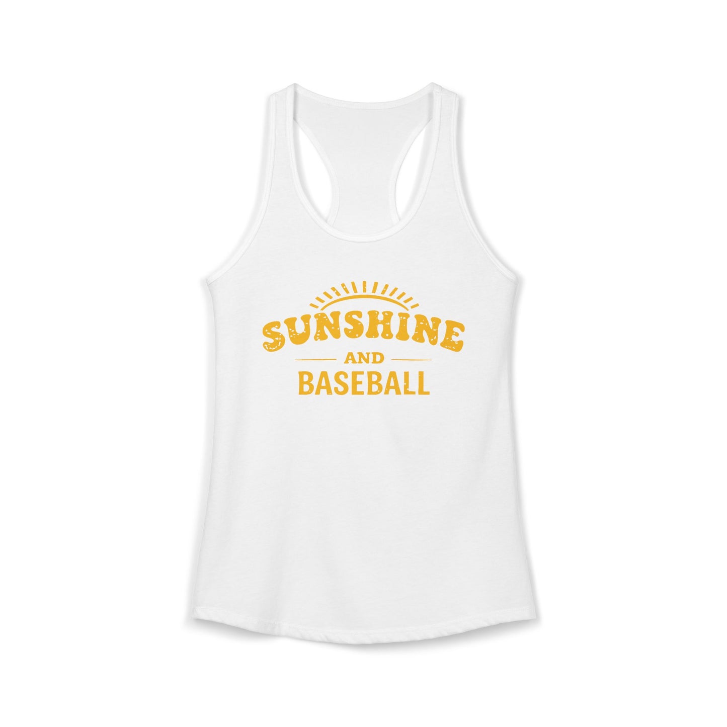 Women's Baseball Sunshine Racerback Tank Top
