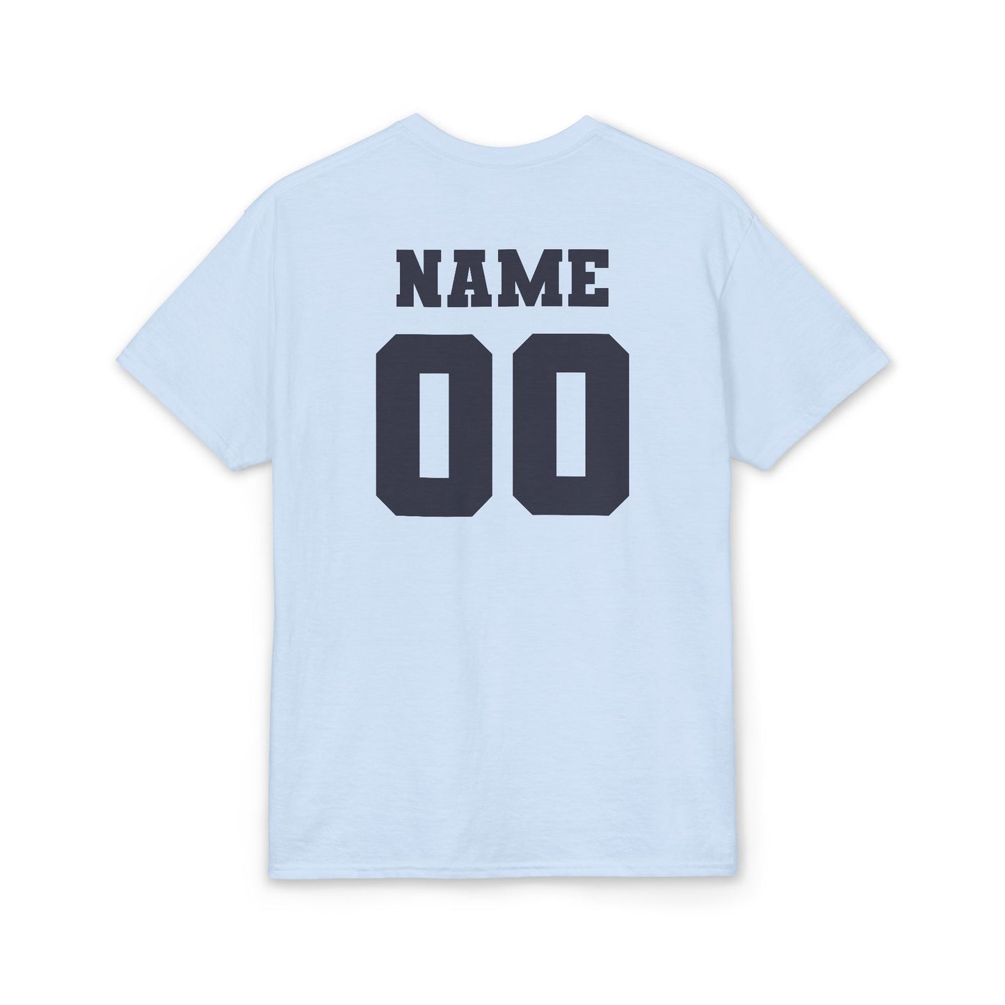Men's Lightning Baseball Stacked Name & Number T-Shirt
