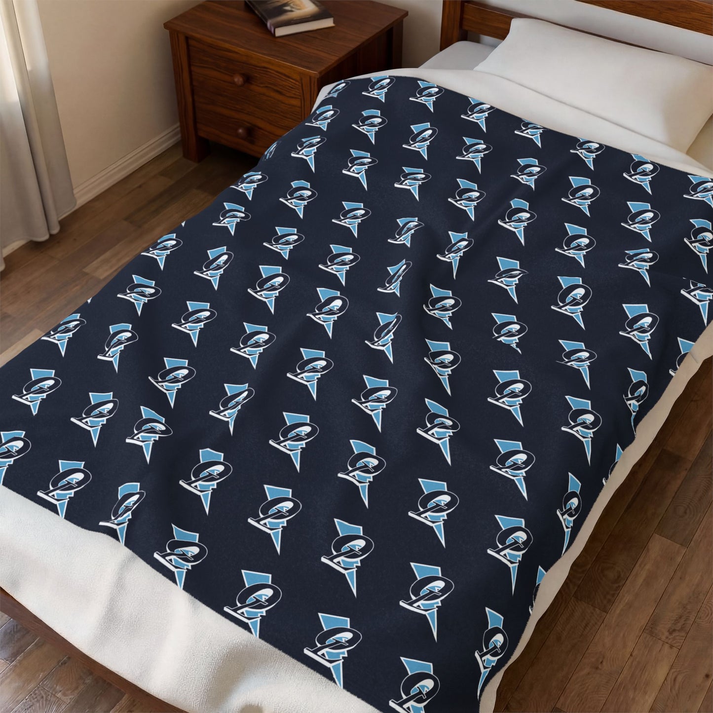 Lightning Velveteen Plush Blanket