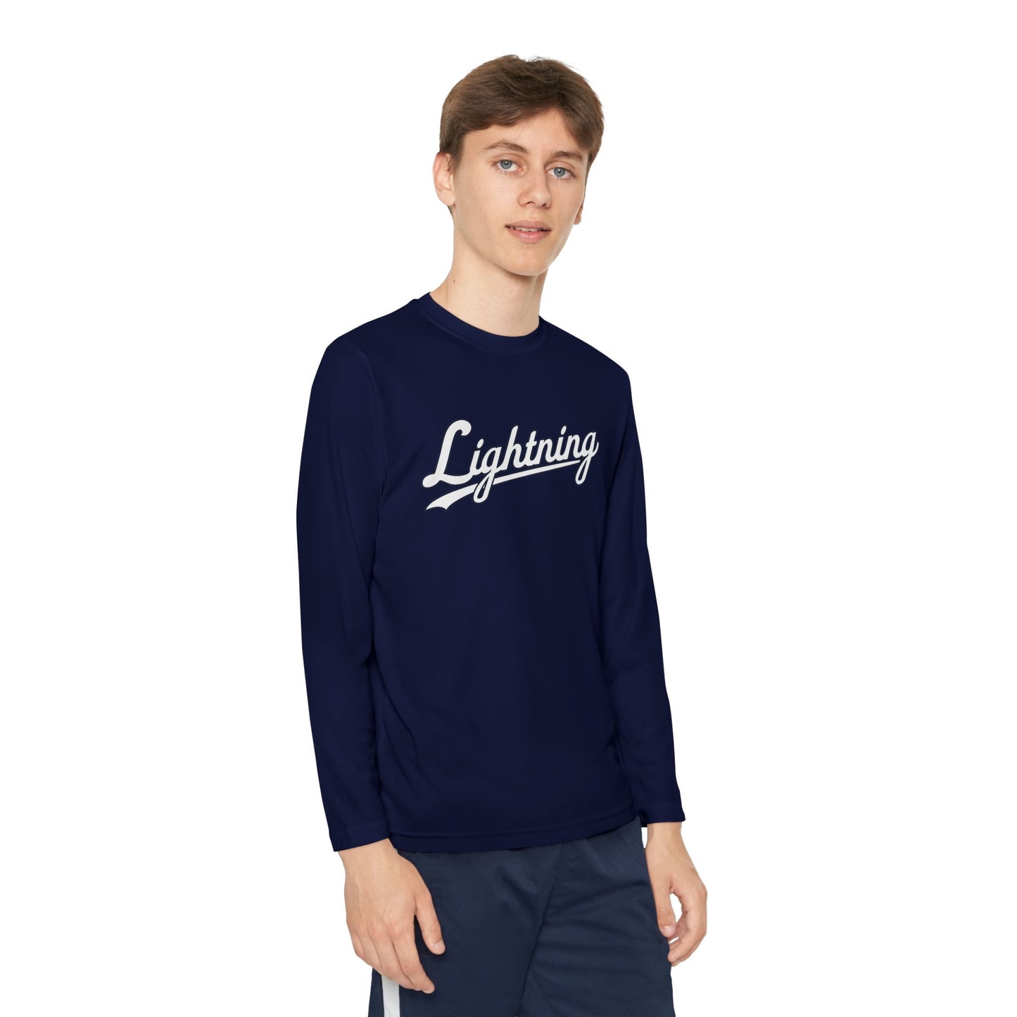 Kids' Lightning Script Lightweight Long Sleeve