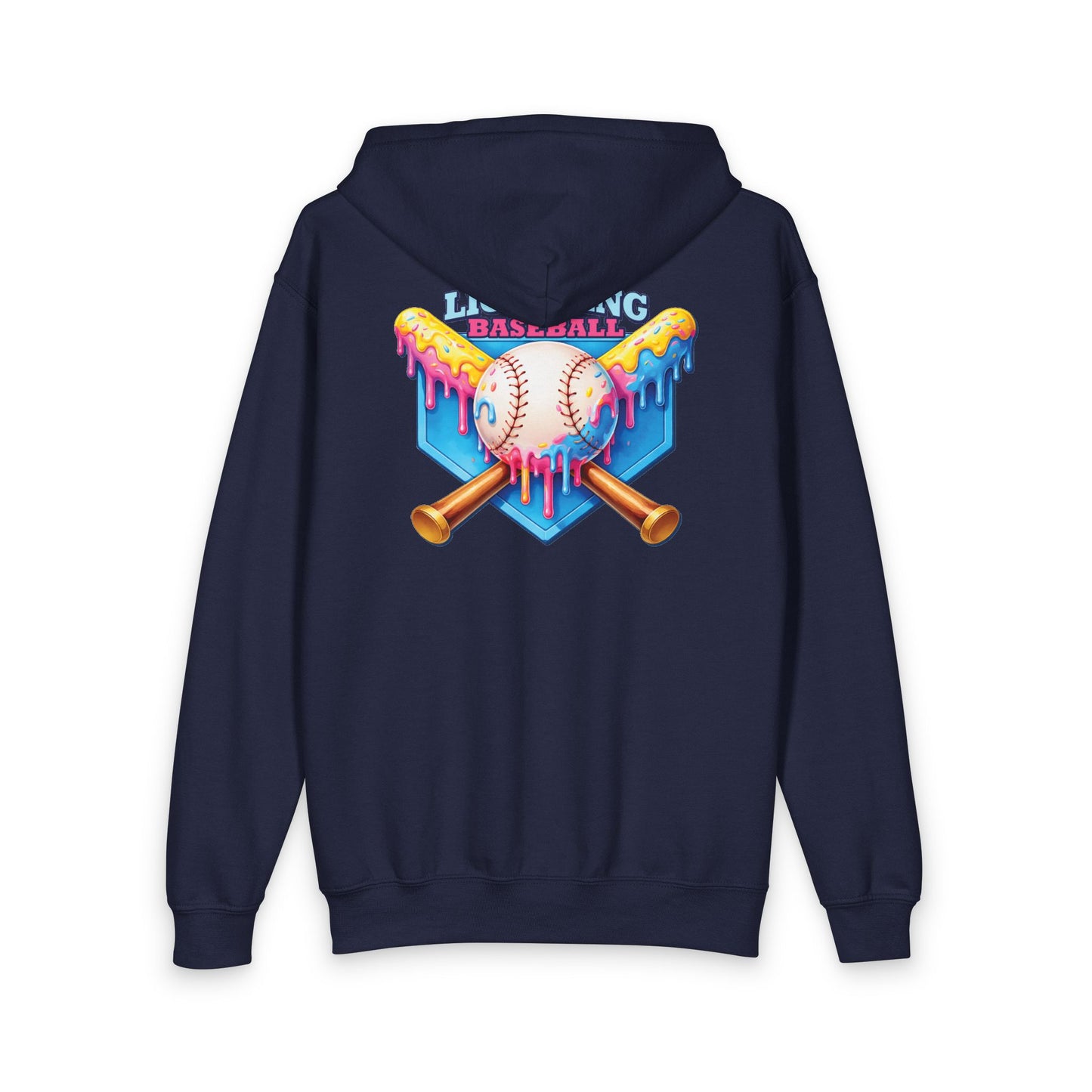 Kids' Lightning Home Plate Drip Hoodie