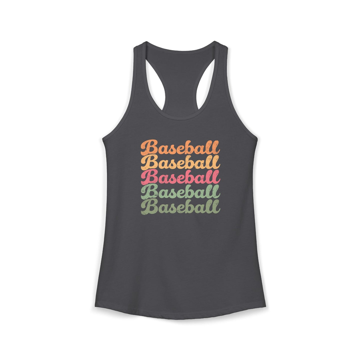 Women's Baseball Baseball Baseball Racerback Tank Top